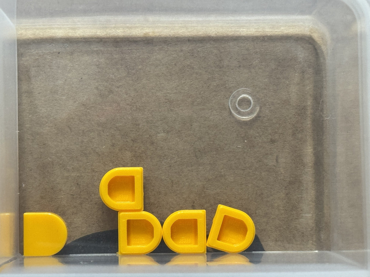 LEGO Parts - Bright Light Orange Tile Round 1 x 1 Half Circle - No 24246 - QTY 5