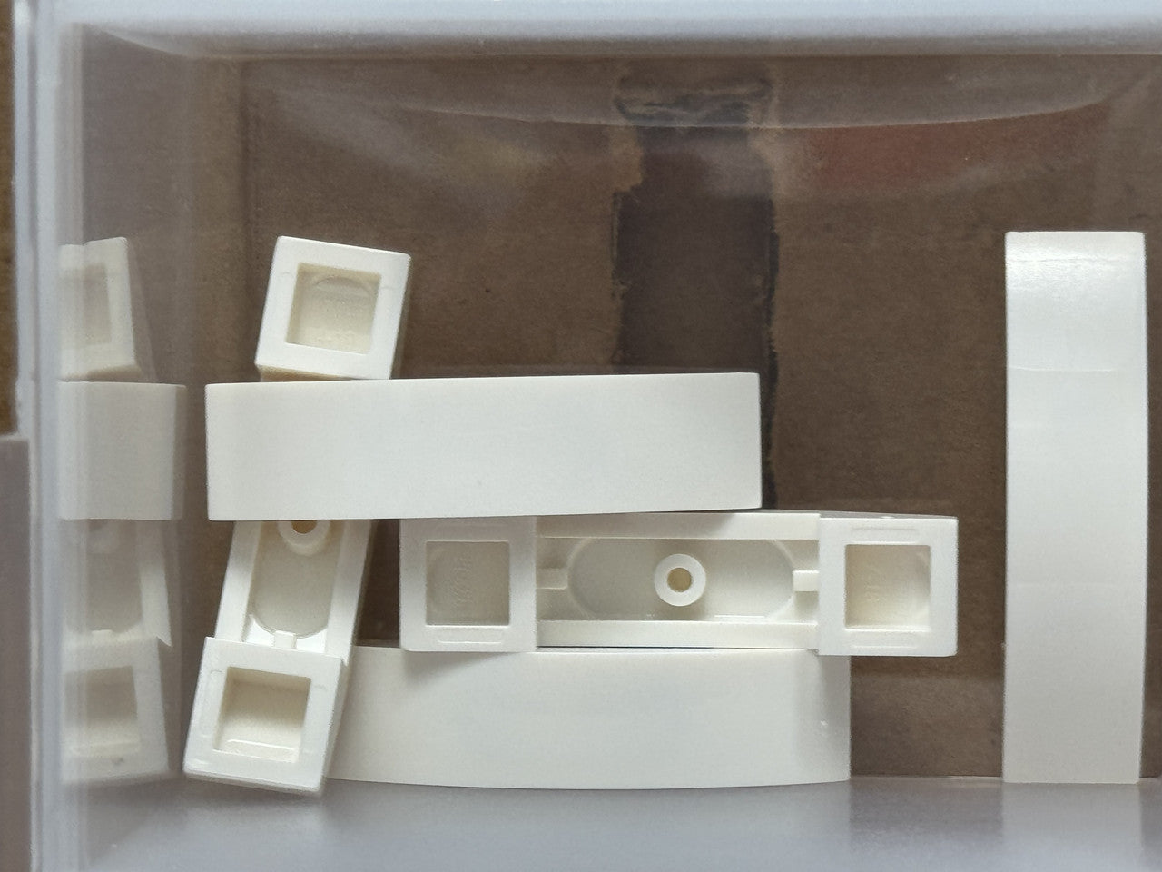 LEGO Parts - White Slope, Curved 4 x 1 x 2/3 Double - No 93273 - QTY 5