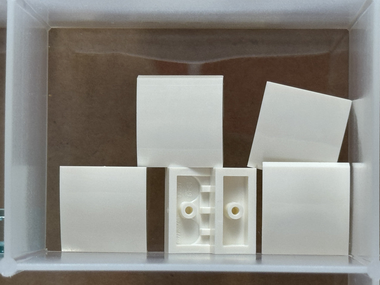 LEGO Parts - White Slope, Curved 2 x 2 x 2/3 - No 15068 - QTY 5