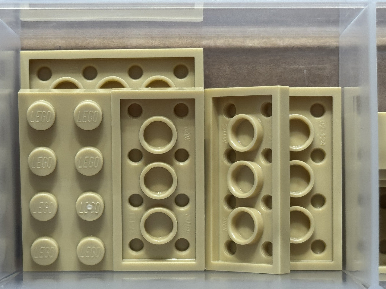 LEGO Parts - Tan Plate 2 x 4 - No 3020 - QTY 5