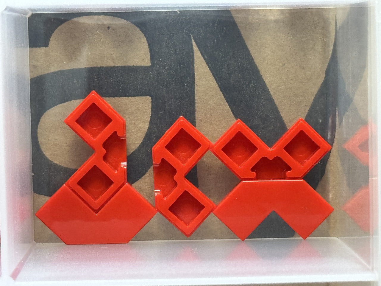 LEGO Parts - Red Tile, Modified Facet 2 x 2 - No 27263 - QTY 5
