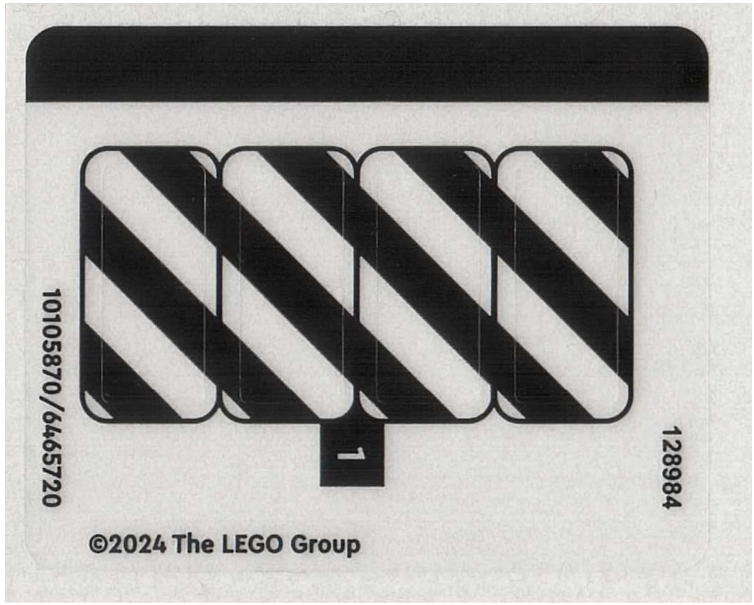 LEGO Stickers - Sheet for Set 60428 - No 60428stk01 - QTY 1