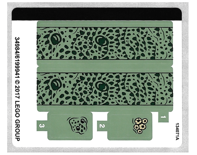 LEGO Stickers - Sheet for Set 76085 - No 76085stk01 - QTY 1