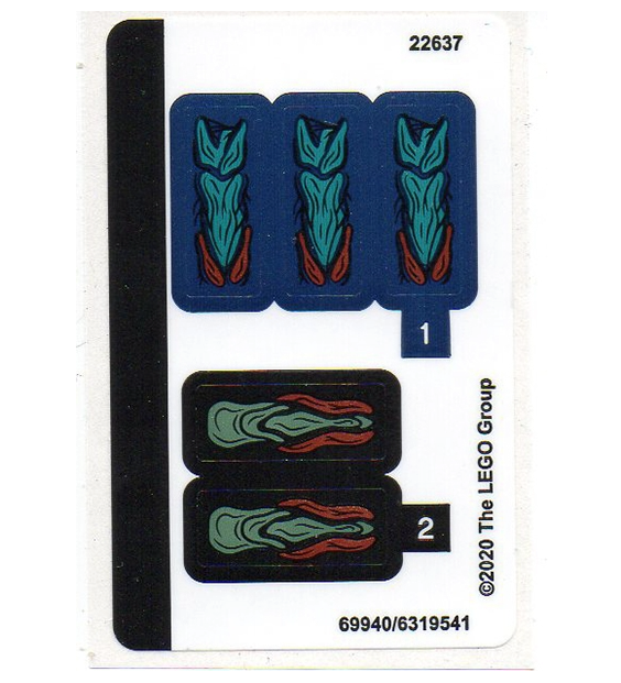 LEGO Stickers - Sheet for Set 76145 - No 76145stk01 - QTY 1