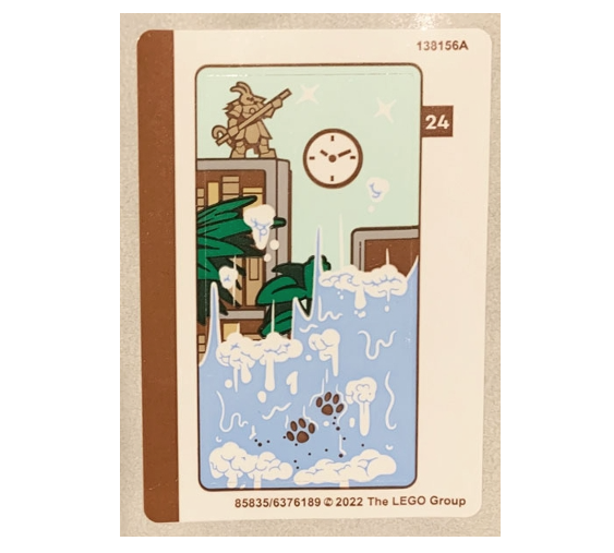 LEGO Stickers - Sheet for Set 80108, Sheet 2 - No 80108stk02 - QTY 1