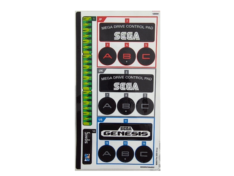 LEGO Stickers - Sheet for Set 40769 - No 40769stk01 - QTY 1