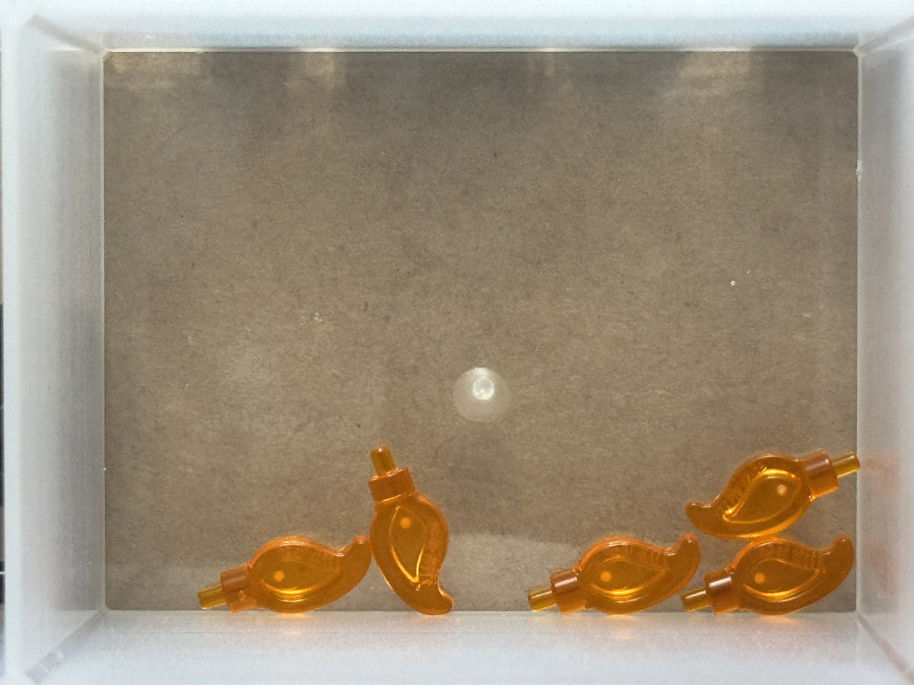LEGO Parts - Trans-Orange Wave Rounded (Candle Flame) - No 37775 - QTY 5