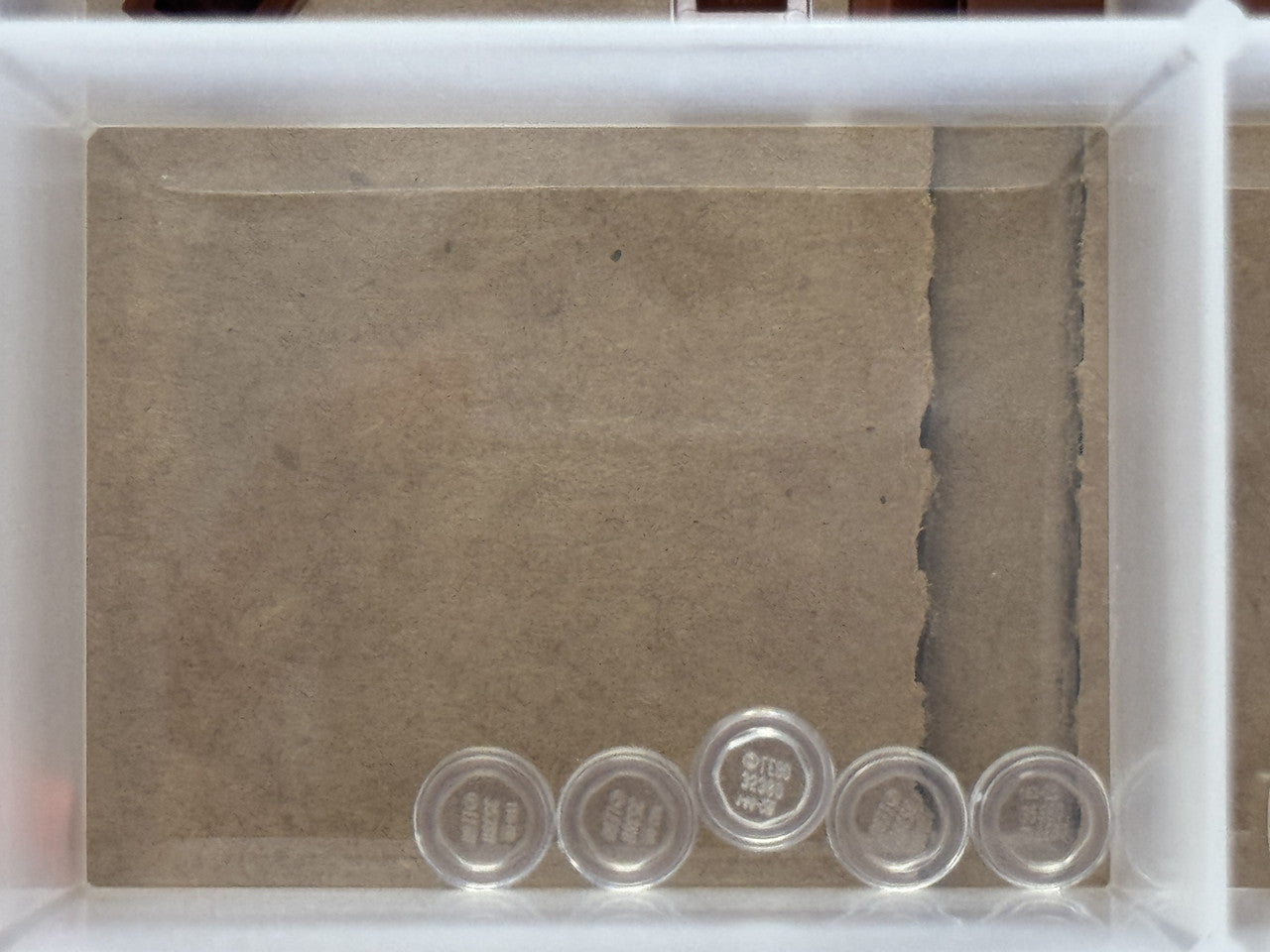 LEGO Parts - Trans-Clear Tile, Round 1 x 1 - No 98138 - QTY 5