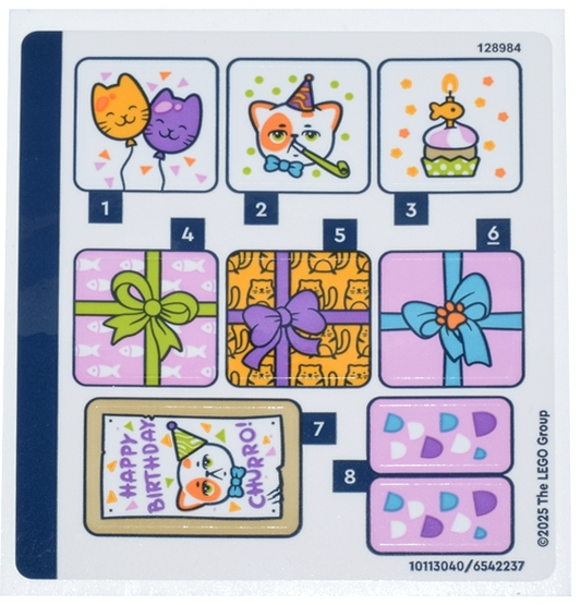 LEGO Stickers - Sheet for Set 42666 - No 42666stk01 - QTY 1
