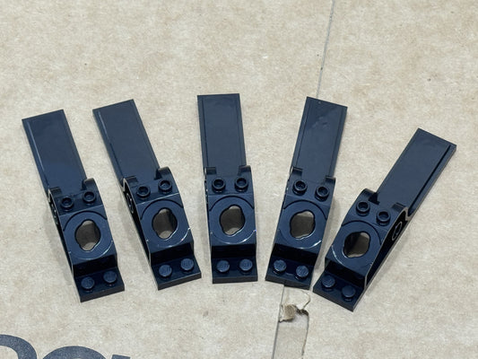 LEGO Parts - Black Projectile 2 x 10 x 3 Tornado Spinner Base - No 50408 - QTY 5