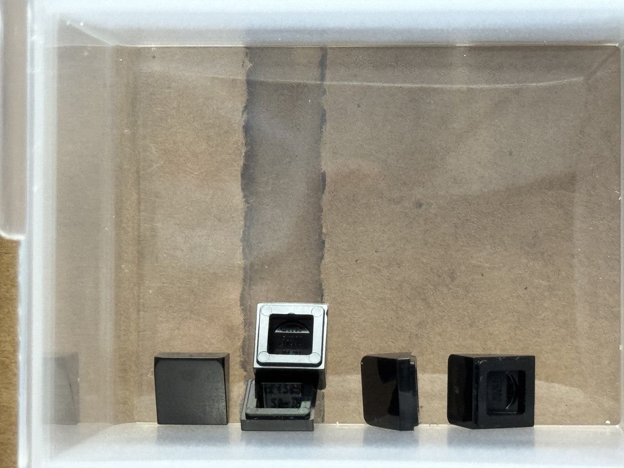LEGO Parts - Black Slope 30 1 x 1 x 2/3 - No 54200 - QTY 5