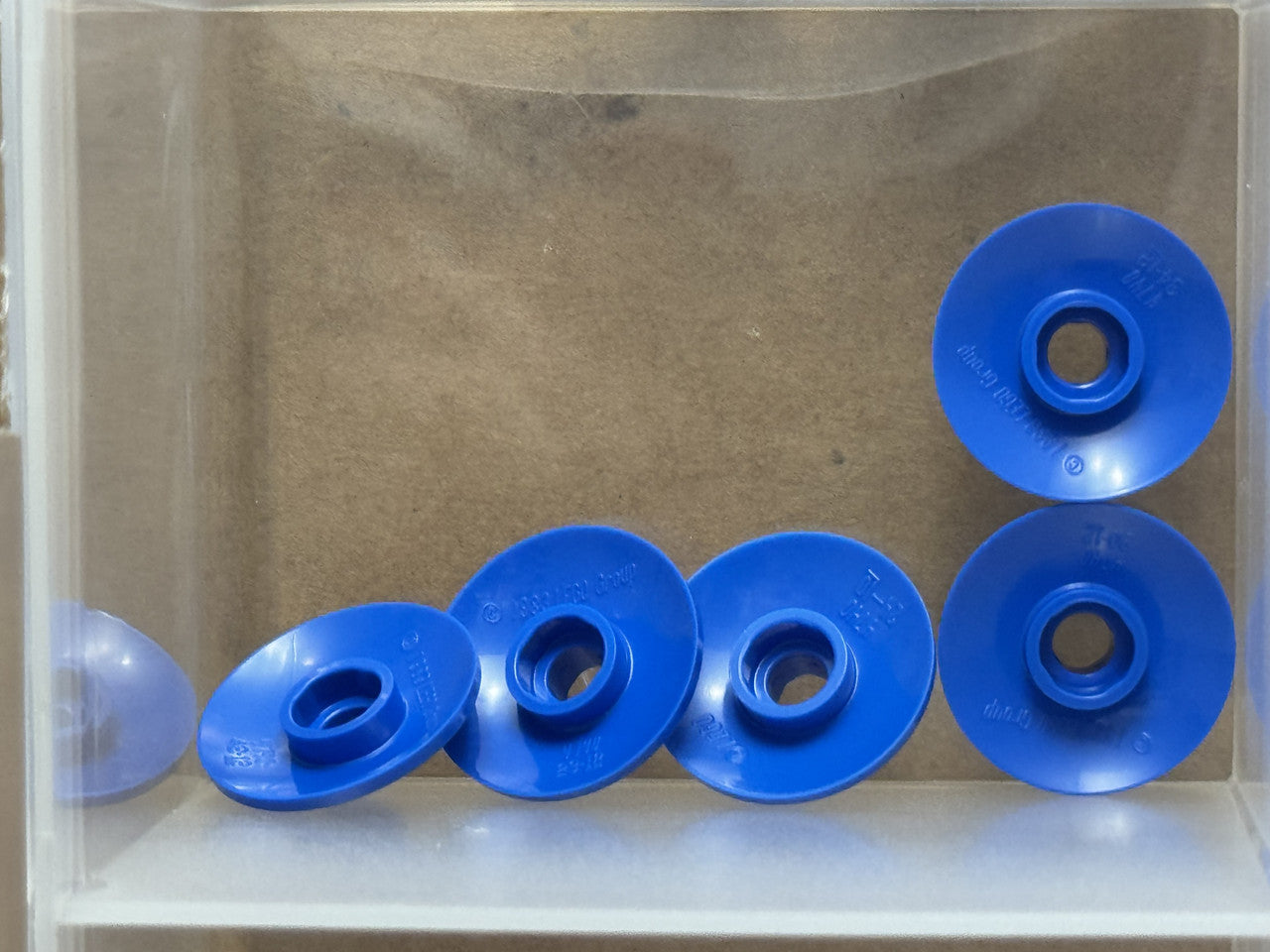 LEGO Parts - Blue Dish 2 x 2 Inverted (Radar) - No 4740 - QTY 5