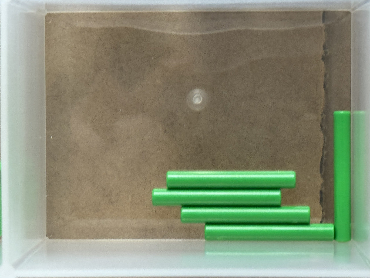 LEGO Parts - Bright Green Bar 3L (Bar Arrow) - No 87994 - QTY 5