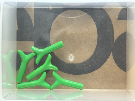 LEGO Parts - Bright Green Plant Stem Bar (Carrot Top / Twig) - No 33183 - QTY 5