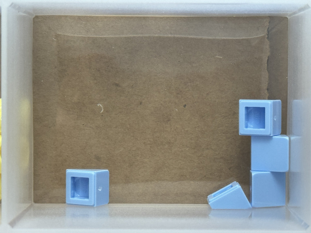 LEGO Parts - Bright Light Blue Slope 30 1 x 1 x 2/3 - No 54200 - QTY 5