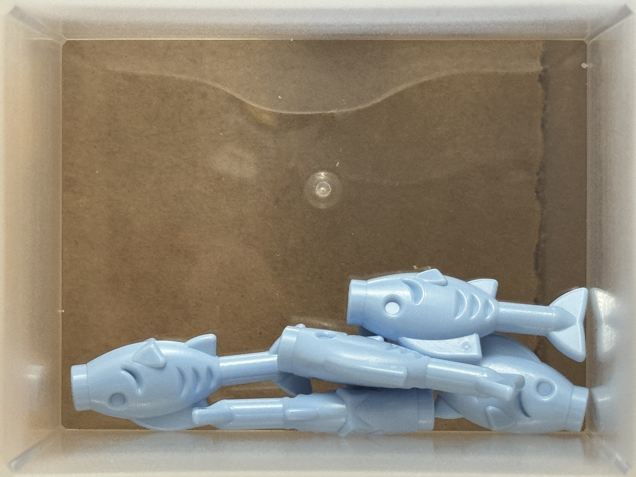 LEGO Parts - Bright Light Blue Fish - No 64648 - QTY 5