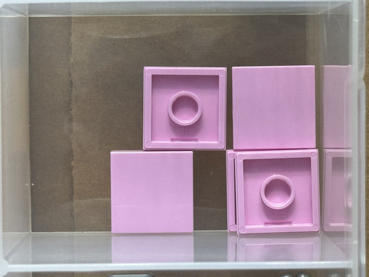 LEGO Parts - Bright Pink Tile 2 x 2 - No 3068 - QTY 5