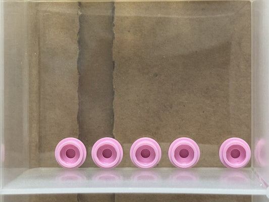 LEGO Parts - Bright Pink Plate, Round 1 x 1 - No 4073 - QTY 5