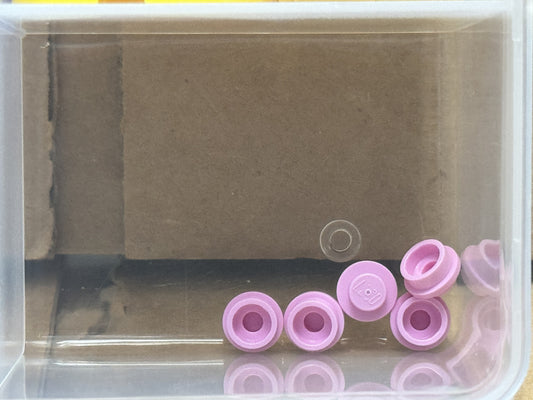 LEGO Parts - Bright Pink Plate, Round 1 x 1 - No 4073 - QTY 5