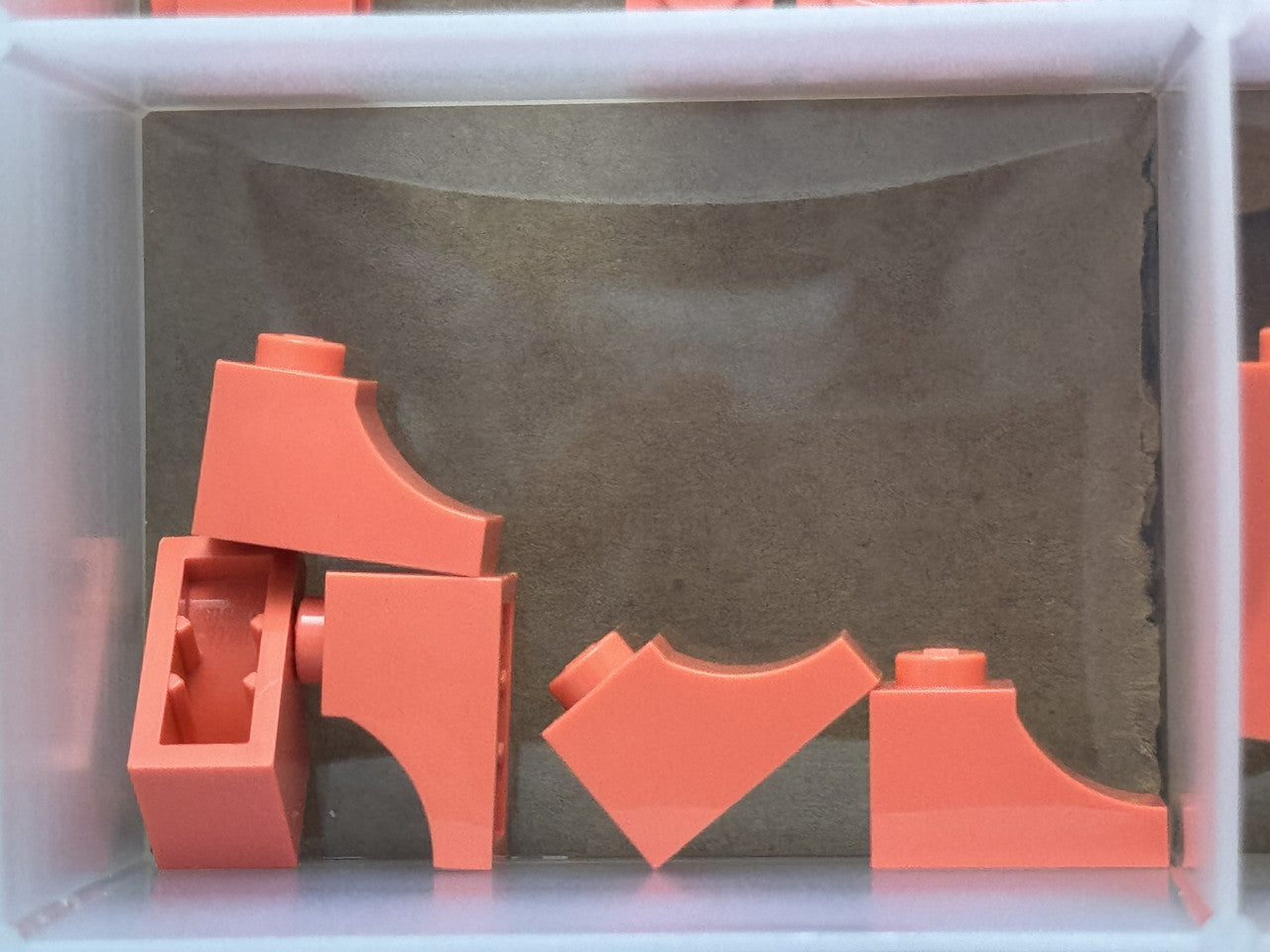 LEGO Parts - Coral Arch 1 x 2 Inverted - No 78666 - QTY 5