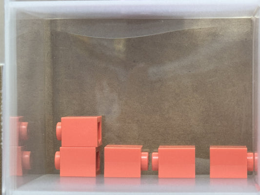 LEGO Parts - Coral Brick 1 x 1 - No 3005 - QTY 5