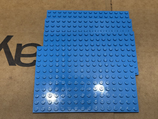 LEGO Parts - Dark Azure Plate 8 x 16 - No 92438 - QTY 5
