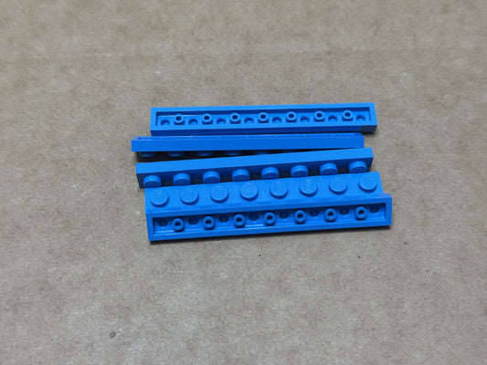 LEGO Parts - Dark Azure Plate 1 x 8 - No 3460 - QTY 5