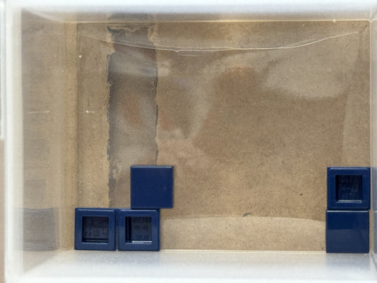 LEGO Parts - Dark Blue Tile 1 x 1 - No 3070 - QTY 5