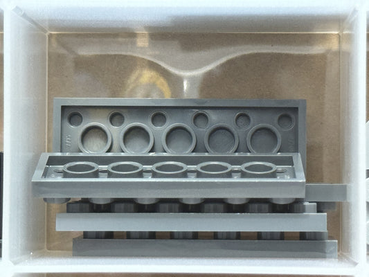 LEGO Parts - Dark Bluish Gray Plate 2 x 6 - No 3795 - QTY 5