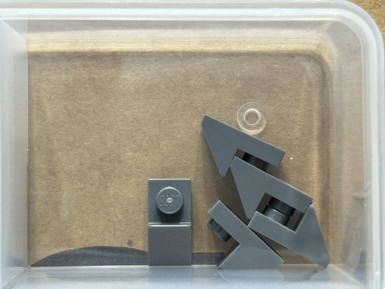 LEGO Parts - Dark Bluish Gray Slope 45 2 x 1 with 2/3 Cutout - No 92946 - QTY 5
