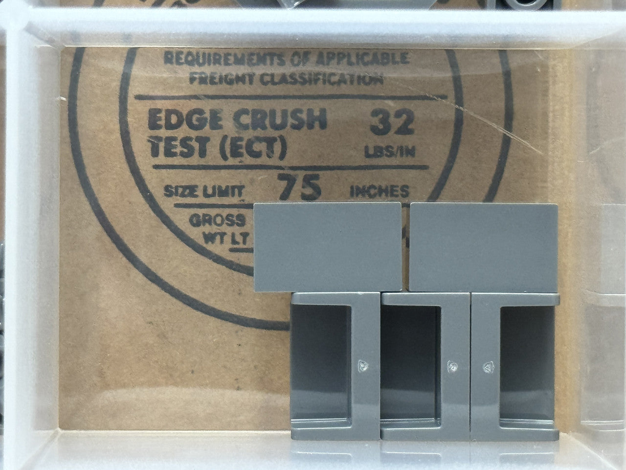 LEGO Parts - Dark Bluish Gray Panel 1 x 2 x 1 2 Sides - No 23969 - QTY 5