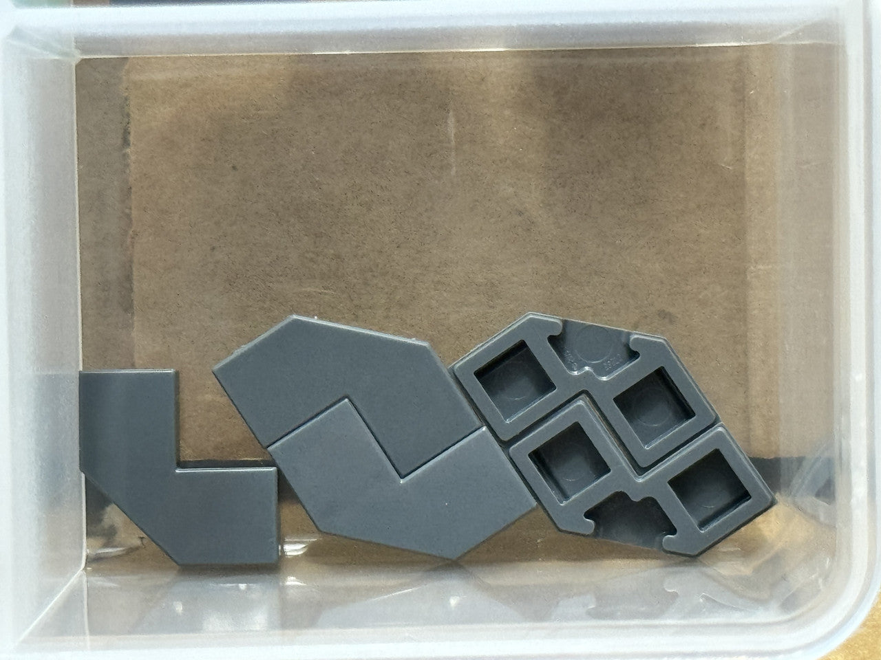 LEGO Parts - Dark Bluish Gray Tile, Modified Facet 2 x 2 - No 27263 - QTY 5