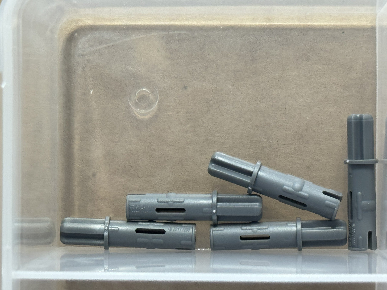LEGO Parts - Dark Bluish Gray Technic, Axle 1L with Pin 2L - No 11214 - QTY 5