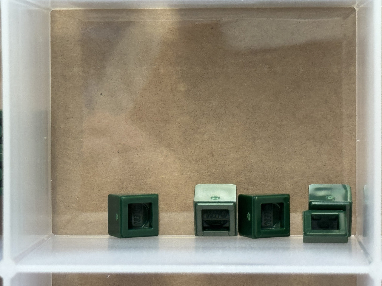 LEGO Parts - Dark Green Slope 30 1 x 1 x 2/3 - No 54200 - QTY 5