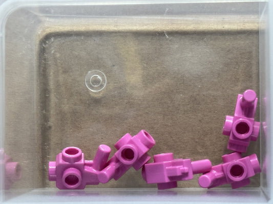LEGO Parts - Dark Pink Minifigure, Weapon Gun, Blaster Studs - No 44709 - QTY 5