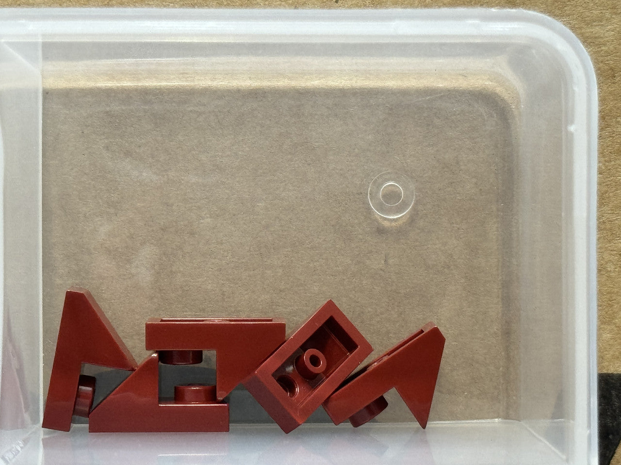LEGO Parts - Dark Red Slope 45 2 x 1 with 2/3 Cutout - No 92946 - QTY 5