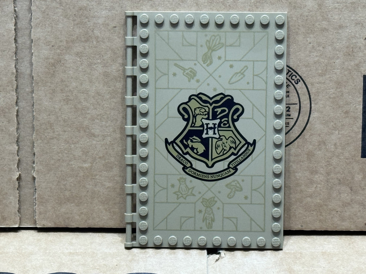 LEGO Parts - Dark Tan Tile 10 x 16 Hogwarts Herbology - No 69934pb004 - QTY 1