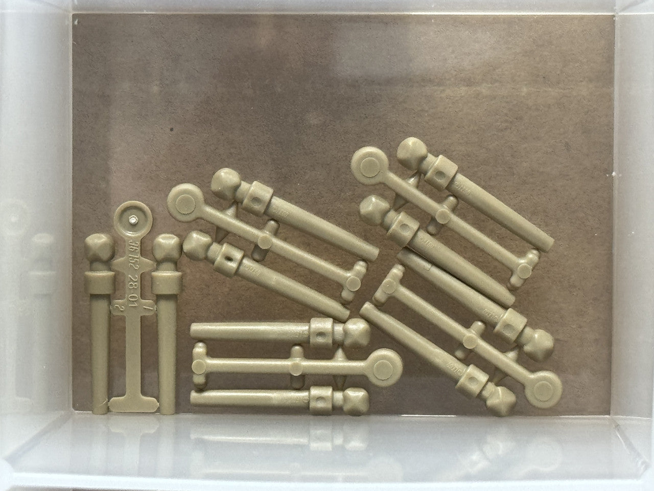 LEGO Parts - Dark Tan Minifigure, Utensil Wand, 2 on Sprue - No 36752 - QTY 5