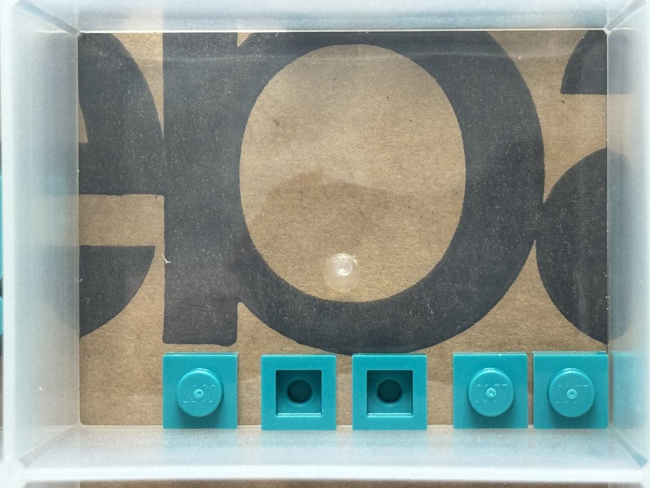 LEGO Parts - Dark Turquoise Plate 1 x 1 - No 3024 - QTY 5