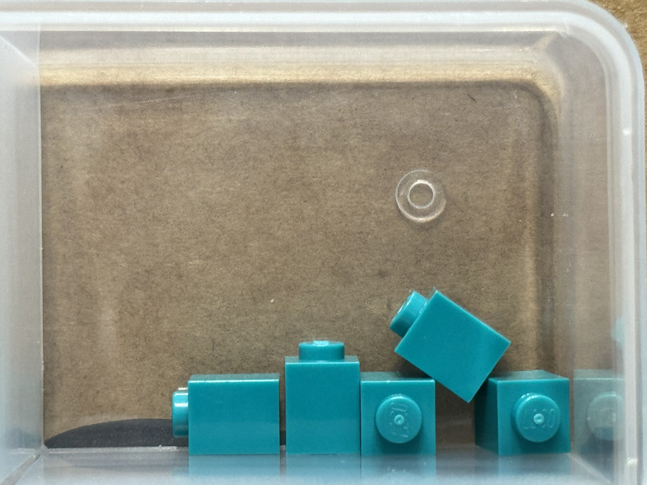 LEGO Parts - Dark Turquoise Brick 1 x 1 - No 3005 - QTY 5