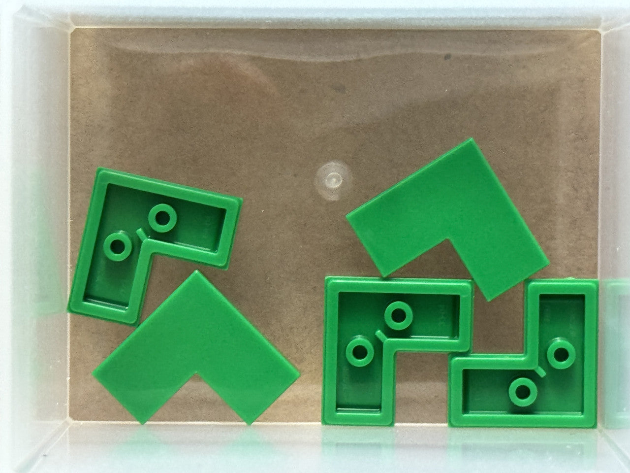 LEGO Parts - Green Tile 2 x 2 Corner - No 14719 - QTY 5