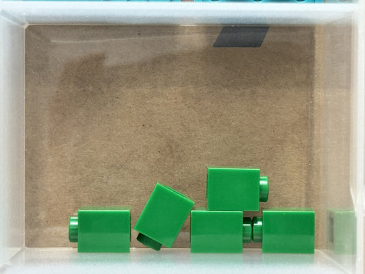 LEGO Parts - Green Brick 1 x 1 - No 3005 - QTY 5