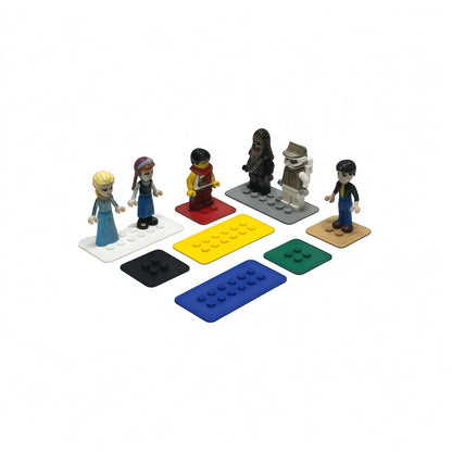 Brick Figure Stand (Minifigure / Minidoll) - 2 Sizes, 30 Colors