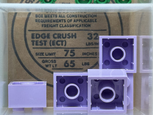 LEGO Parts - Lavender Brick 2 x 2 - No 3003 - QTY 5