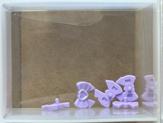 LEGO Parts - Lavender Friends Hair Decoration, Bow with Heart - No 11618 - QTY 5