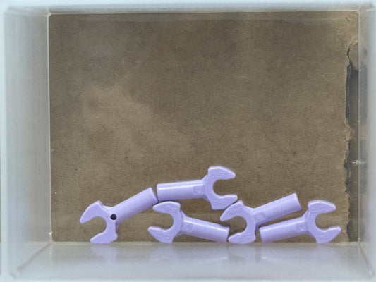 LEGO Parts - Lavender Bar 1L with Clip Mechanical Claw - No 48729b - QTY 5