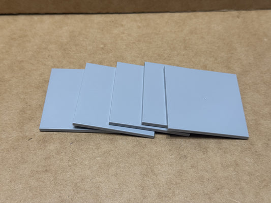 LEGO Parts - Light Bluish Gray Tile 6 x 6 with Bottom Tubes - No 10202 - QTY 5