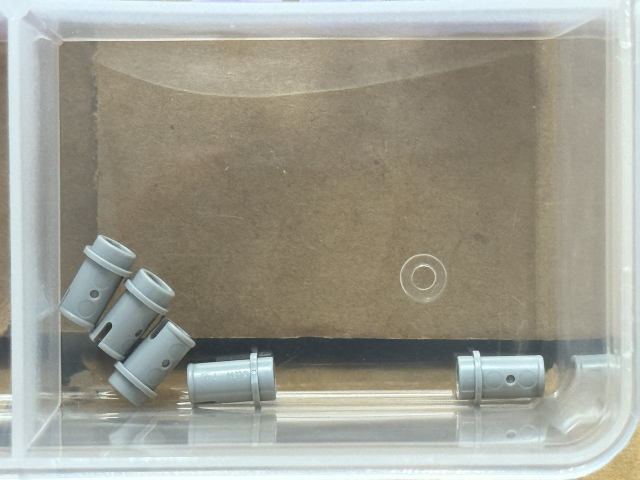 LEGO Parts - Light Bluish Gray Technic, Pin 1/2 - No 4274 - QTY 5