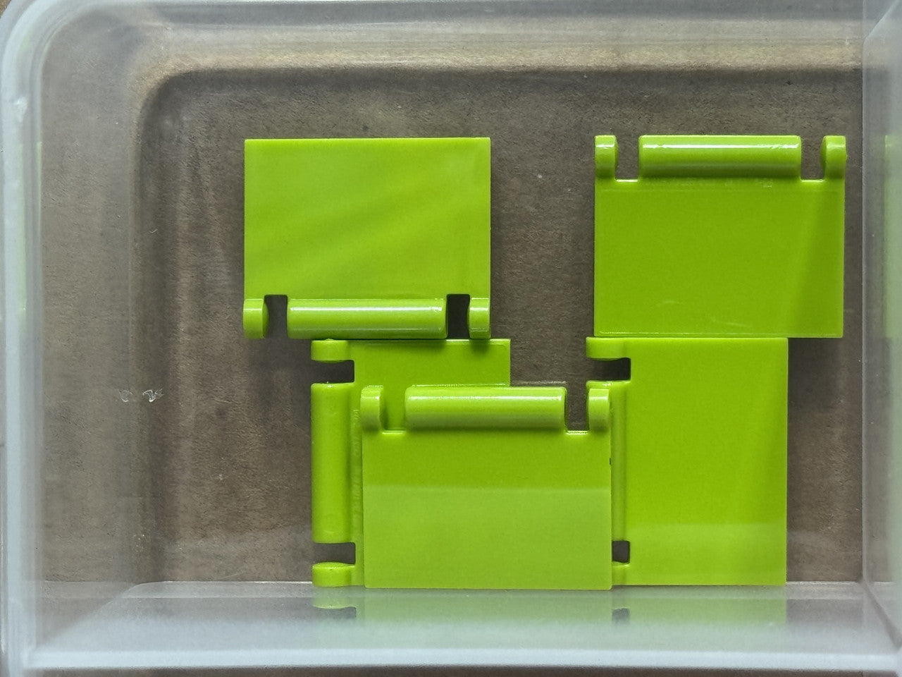 LEGO Parts - Lime Minifigure, Utensil Book Cover - No 24093 - QTY 5