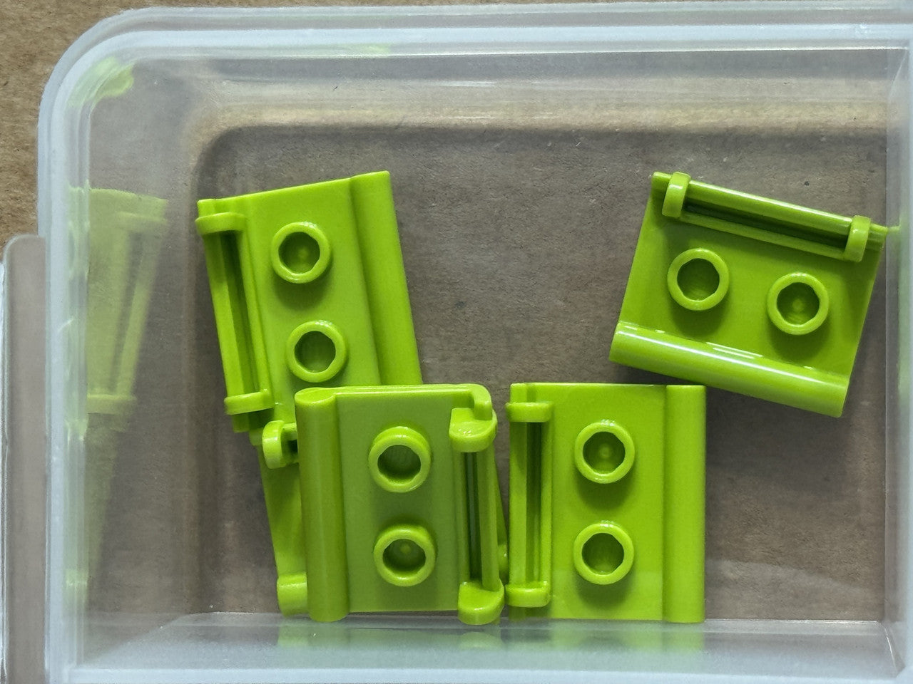 LEGO Parts - Lime Minifigure, Utensil Book Binding 2 Studs - No 24324 - QTY 5